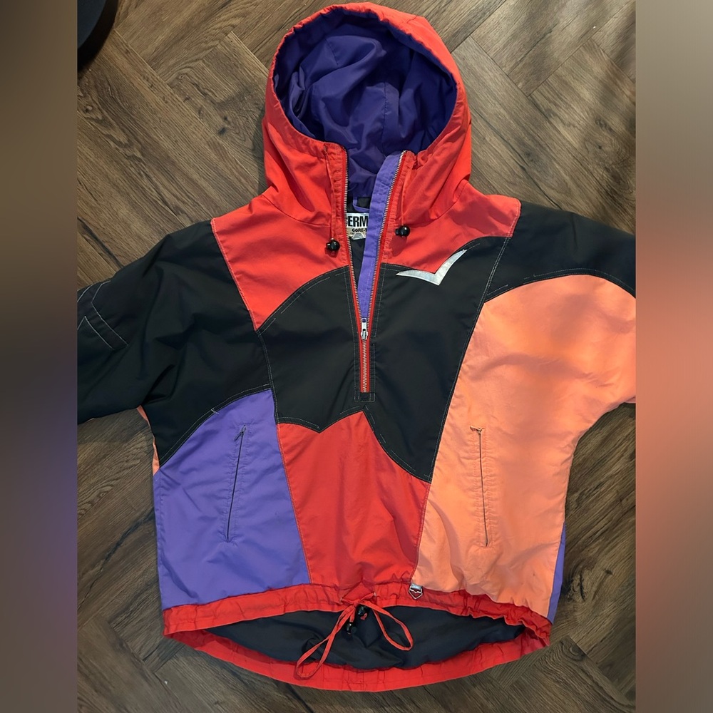 Vintage Half Zip Pullover Obermeyer Anorak Jacket
